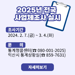 2025년 전국 사업체조사